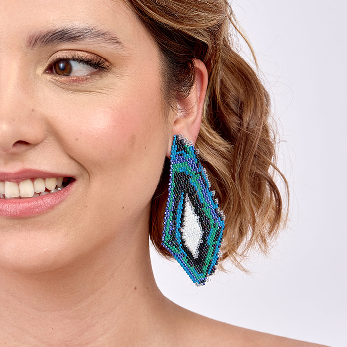Aretes Nuquiblanco