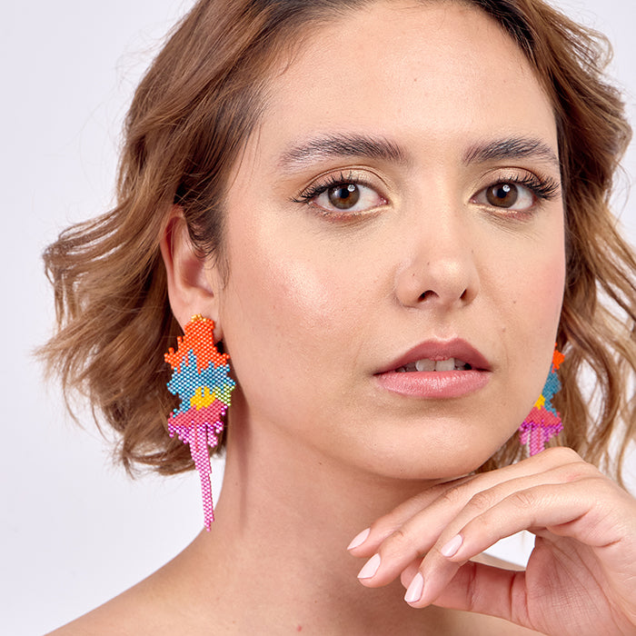 Aretes Arcoíris